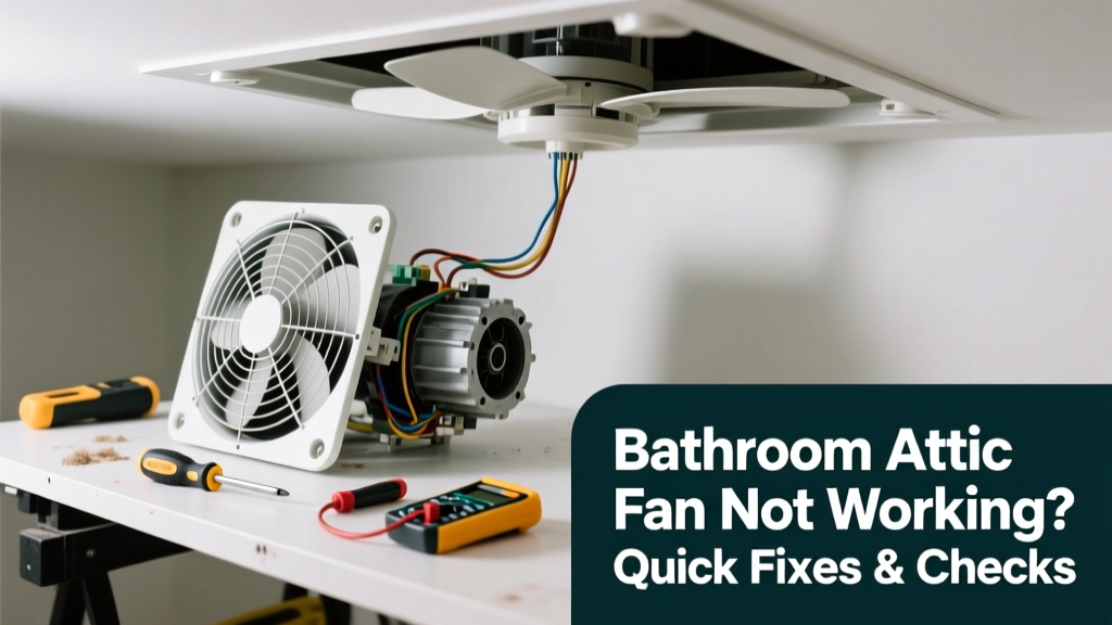 Bathroom Attic Fan Not Working: Quick Fixes & Checks