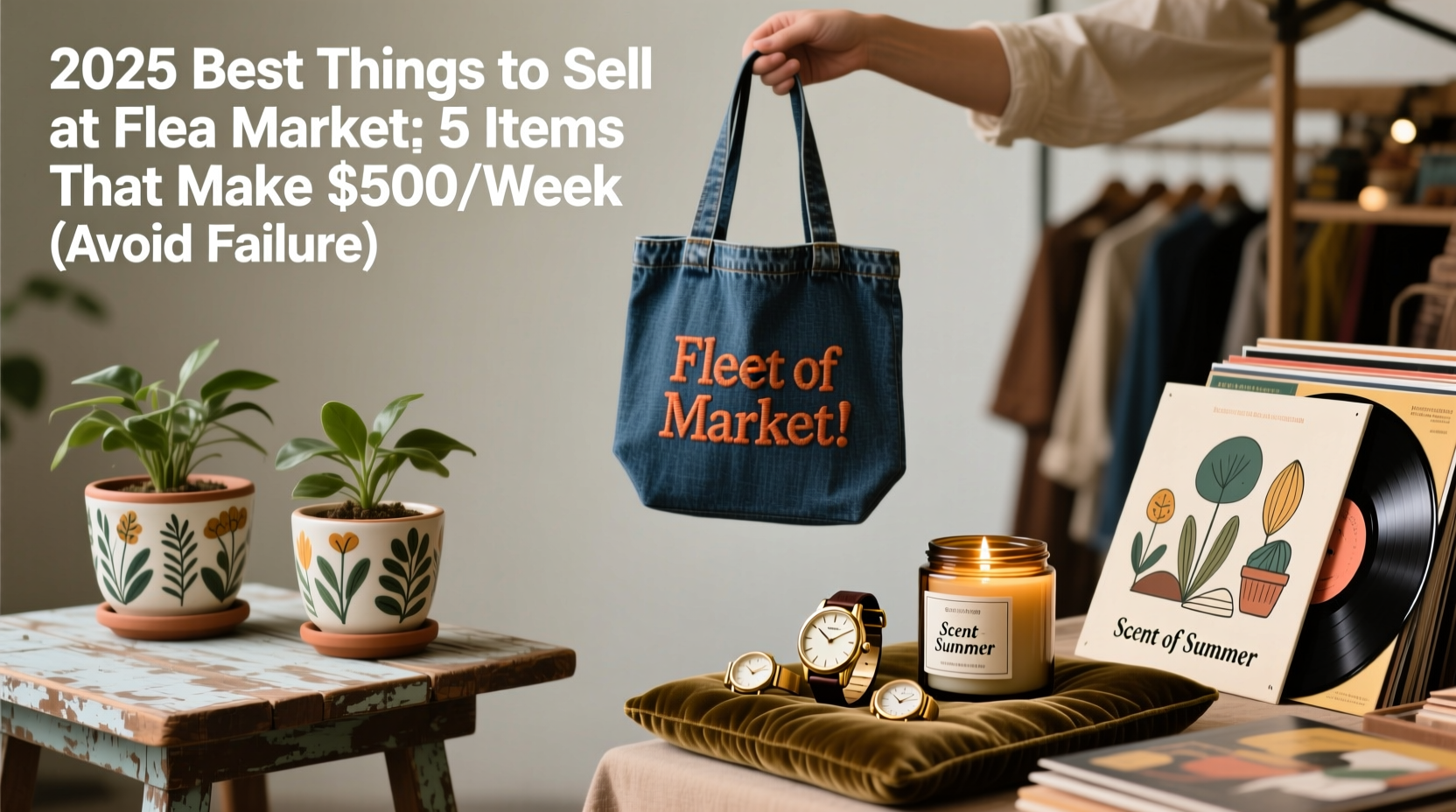 2025 Best Things to Sell at Flea Market: 5 Items That Make $500/Week (Avoid Failure)