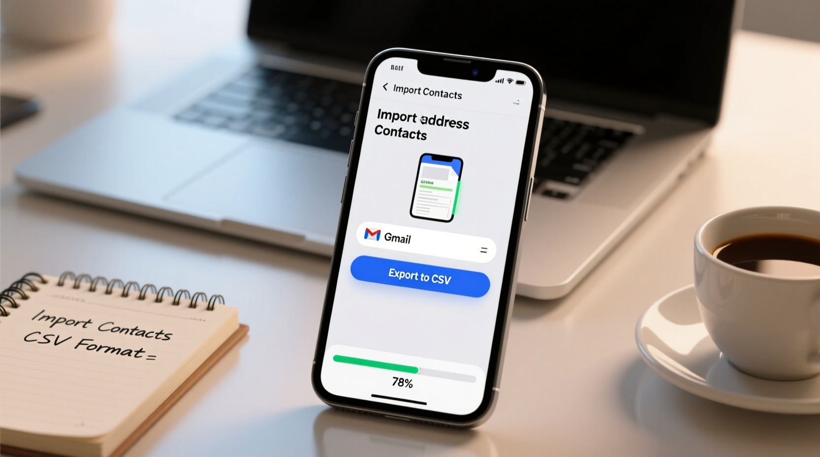 import your contacts to gmail with address book to csv