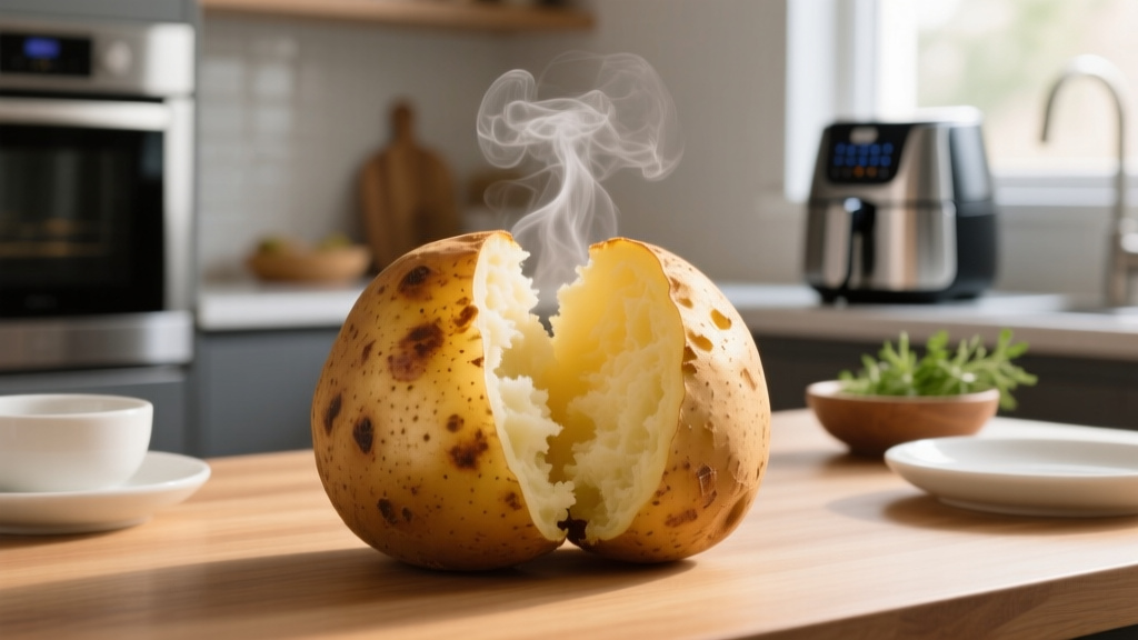 How to Cook a Large Baked Potato in Air Fryer (Crispy & Fluffy!)