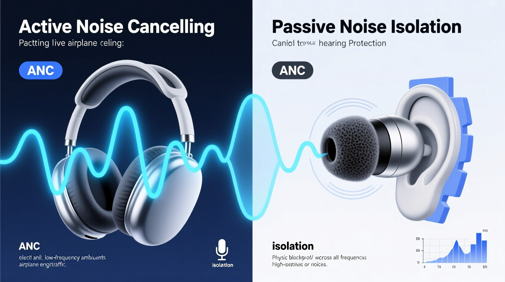 noise cancelling vs noise isolating what is the difference for hearing protection