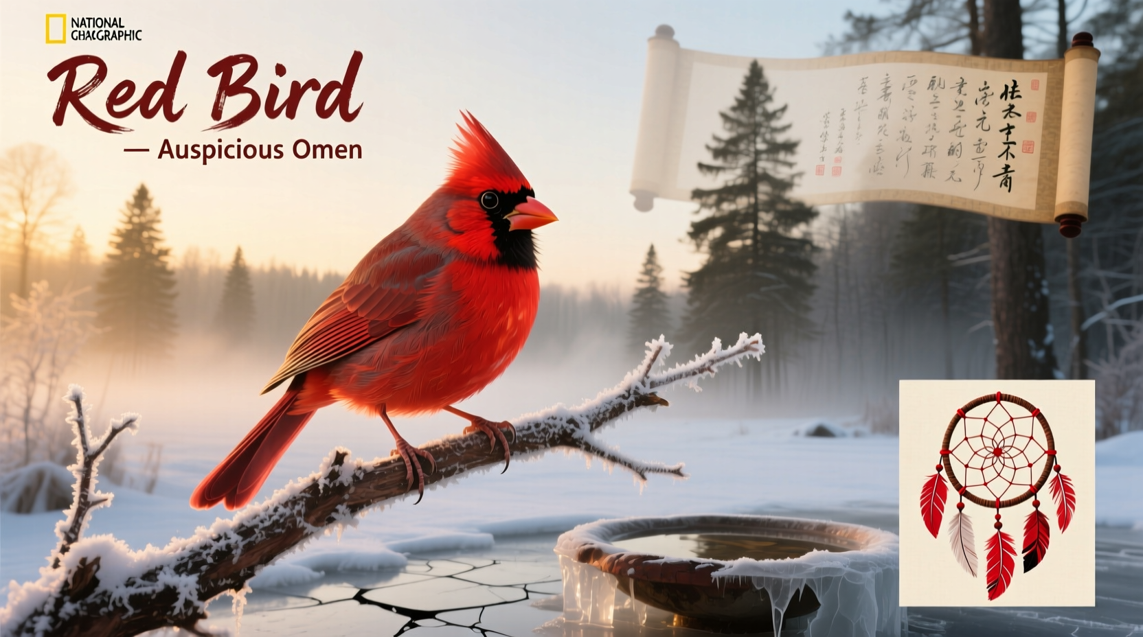 what do red birds represent