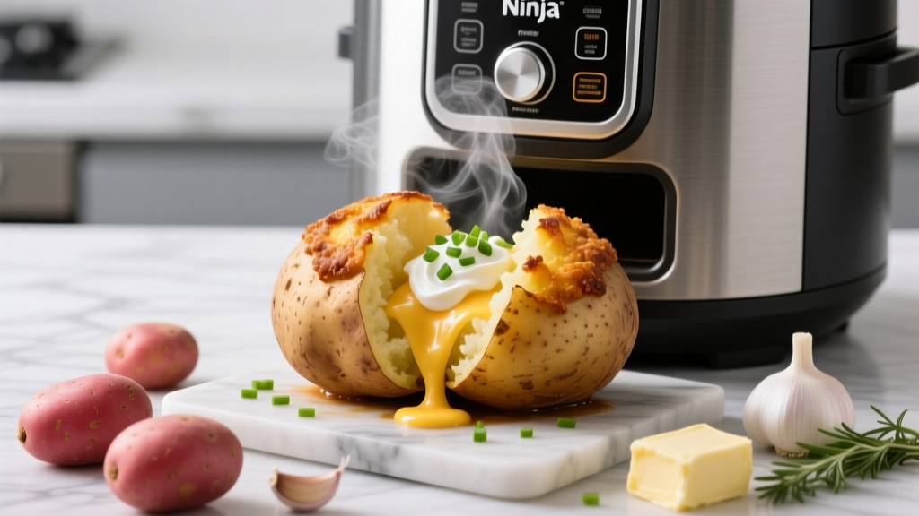 Best Ninja Foodi Baked Potato Recipes (Crispy & Easy)