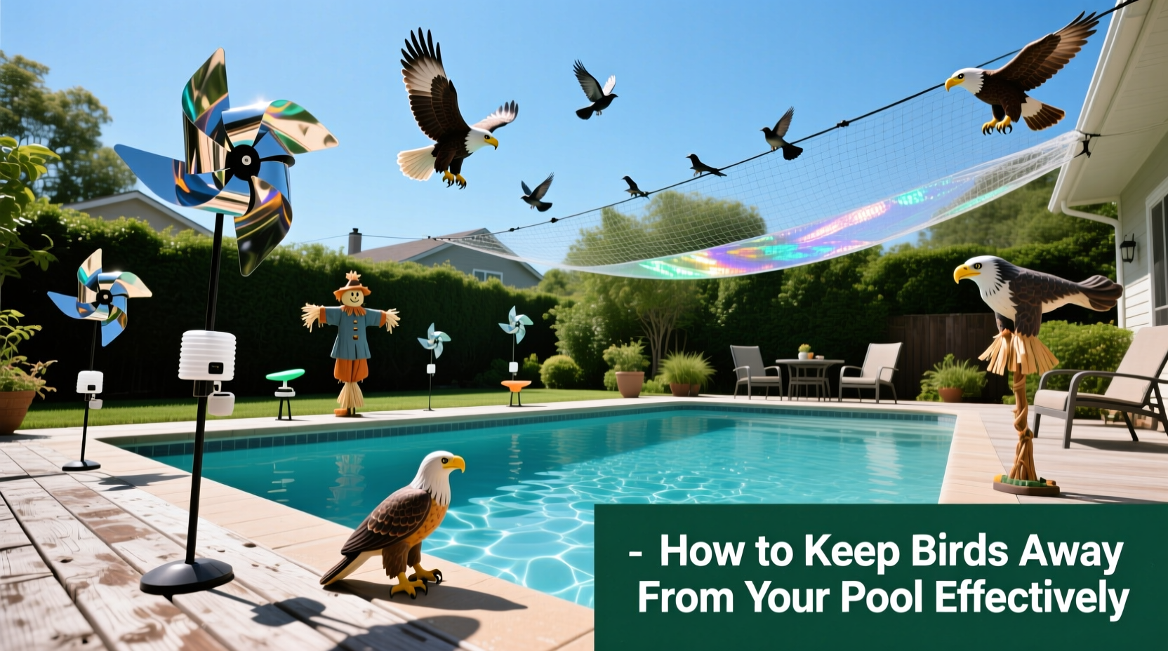 How to Keep Birds Away From Your Pool Effectively