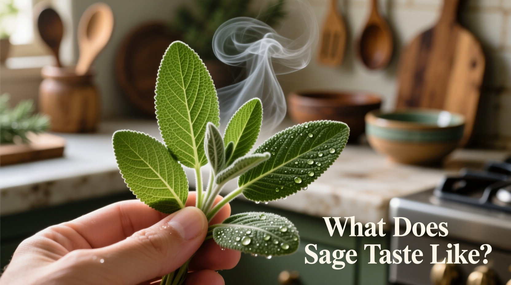 what does sage taste like