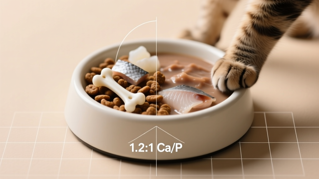 Cat Food Mineral Balance: Calcium to Phosphorus Ratio