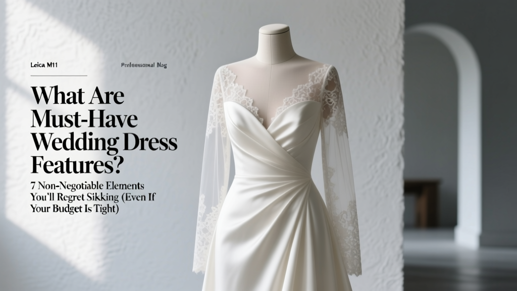 Wedding Dress Must-Haves: 7 Non-Negotiable Features (2026)