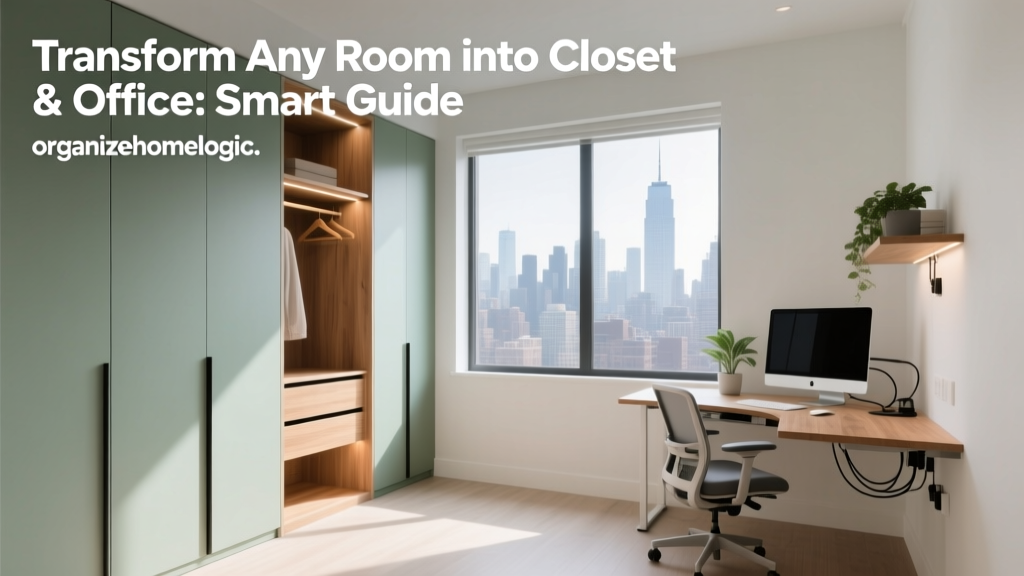 Transform Any Room into Closet & Office: Smart Guide