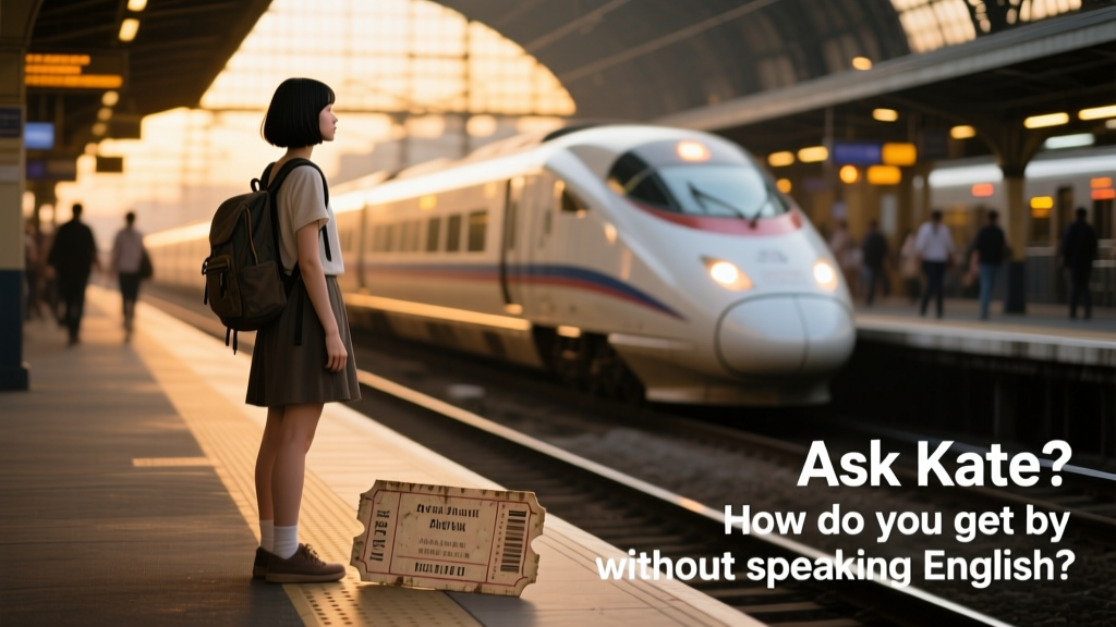 Ask Kate: How Do You Get By Without Speaking English?