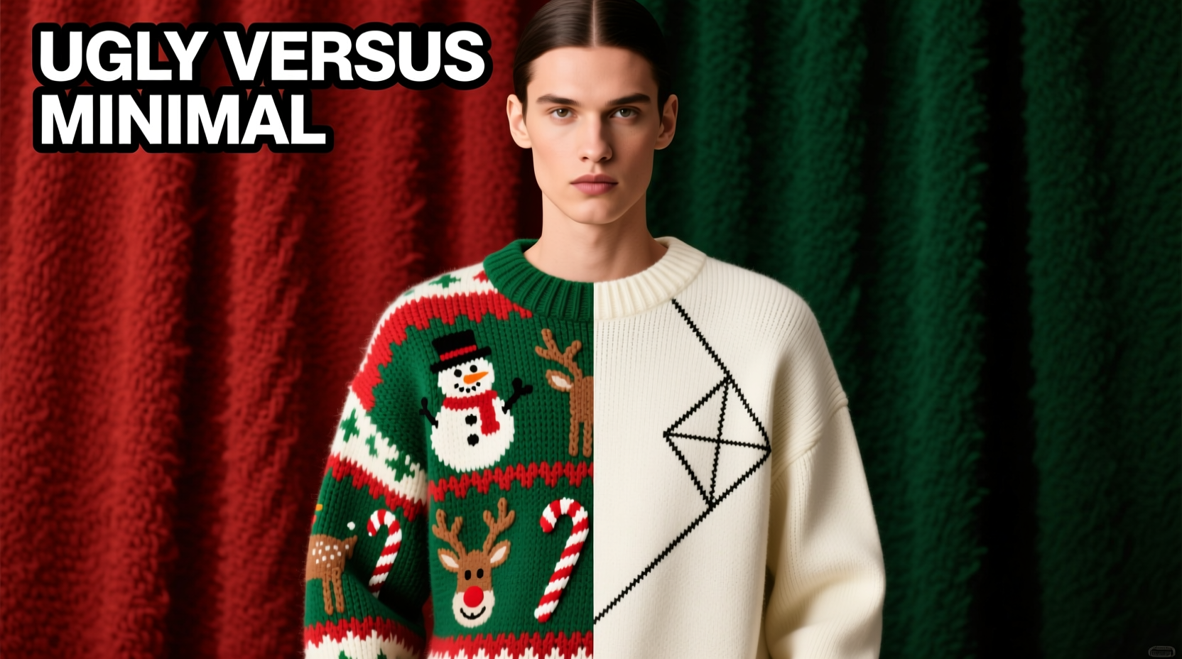 christmas sweater fashion showdown ugly vintage vs trendy minimalist designs