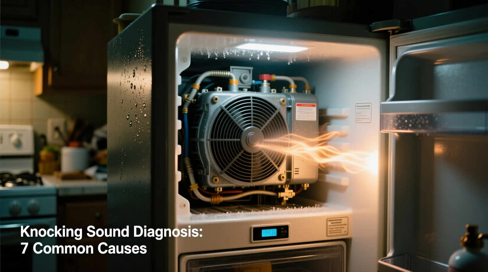 why does my fridge make knocking sounds and when to unplug