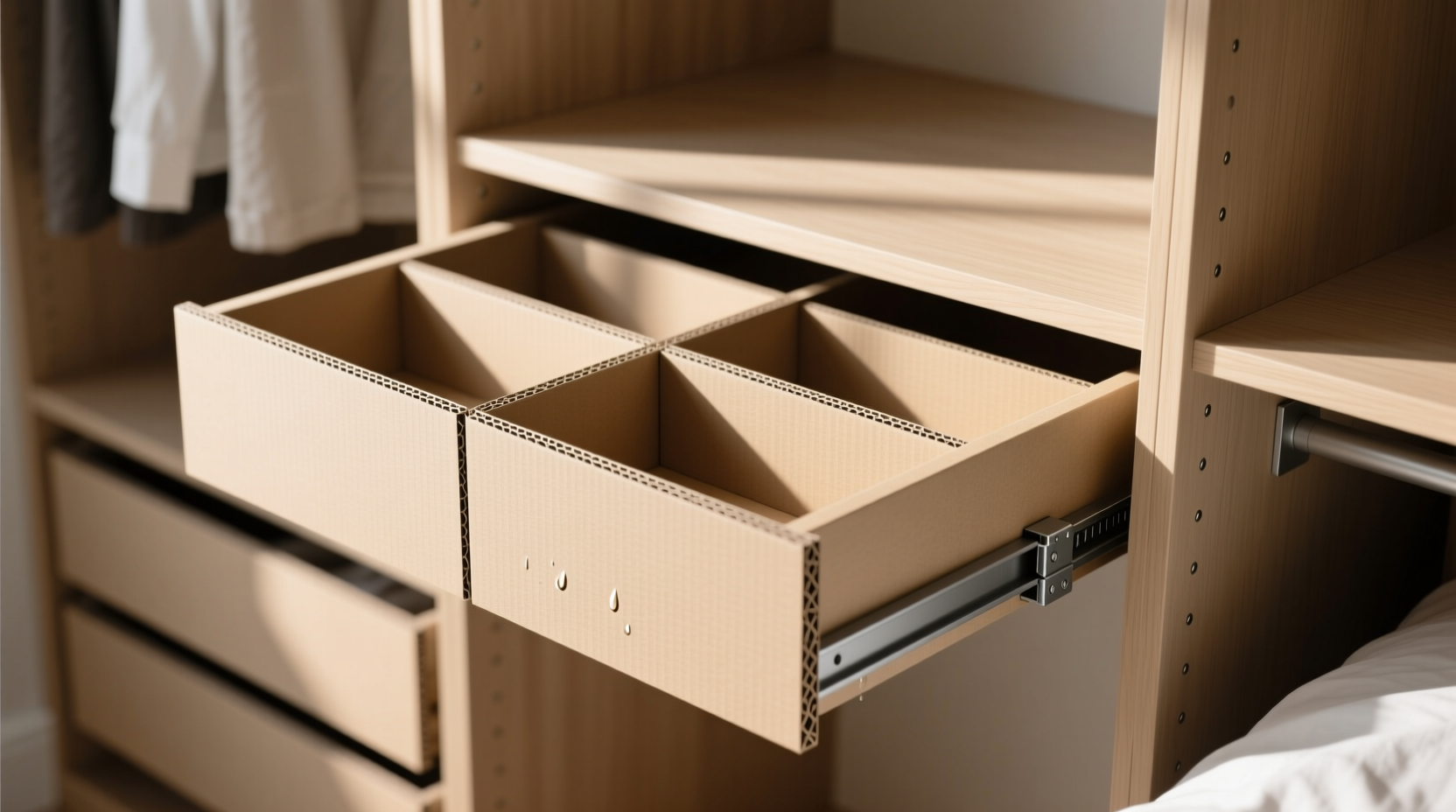 closet drawer dividers recycled cardboard durability