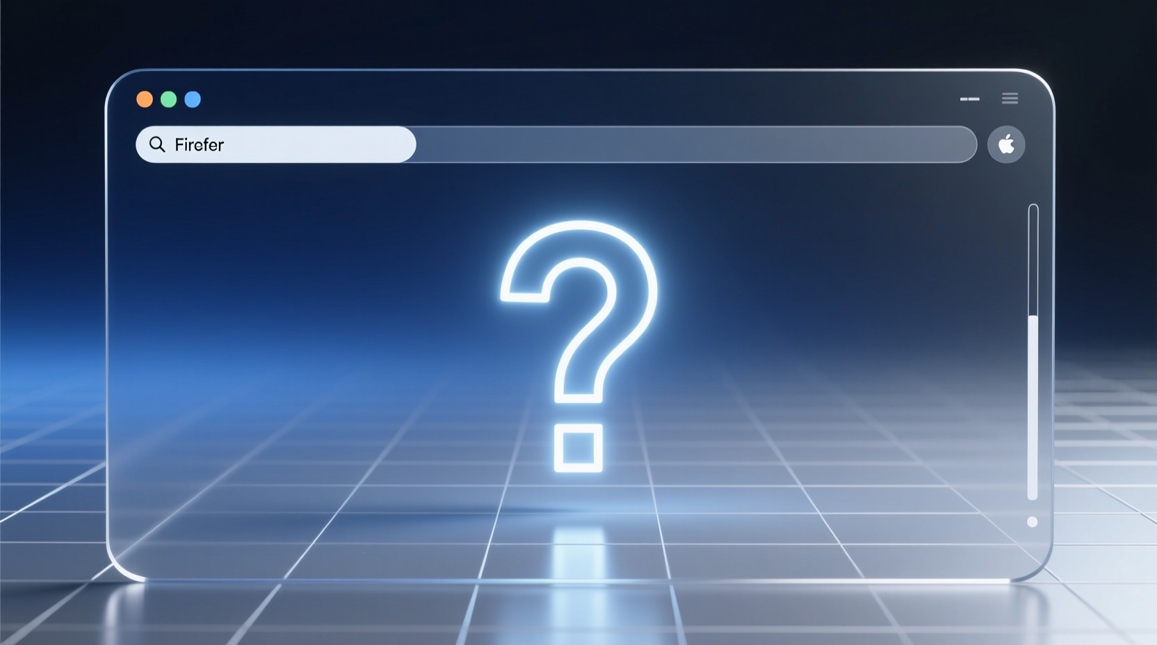 use a question mark to search for files in firefox