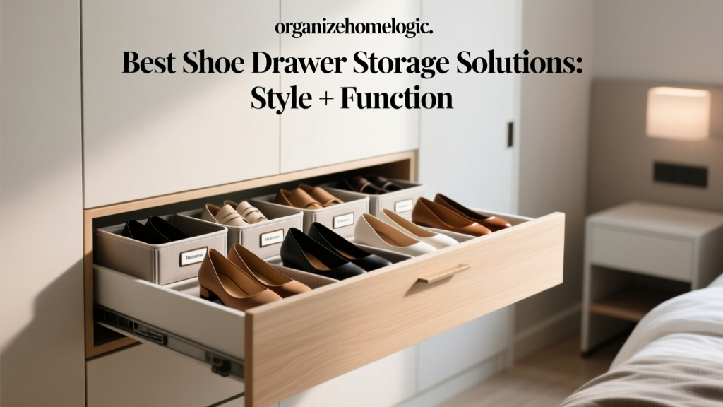 Best Shoe Drawer Storage Solutions: Style + Function