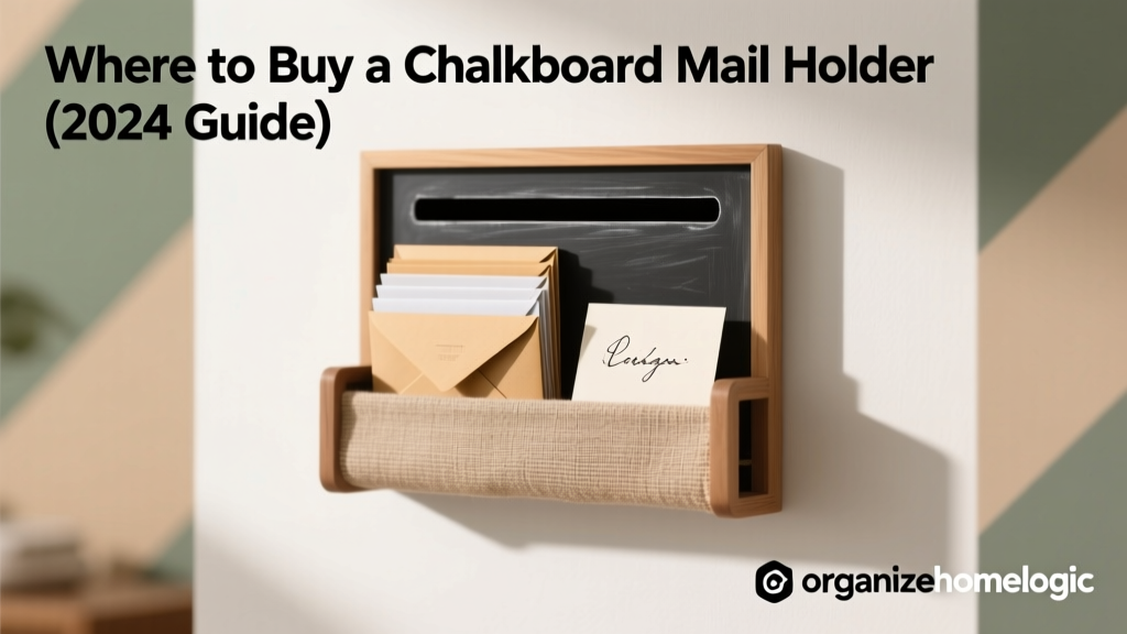 Where to Buy a Chalkboard Mail Holder (2024 Guide)