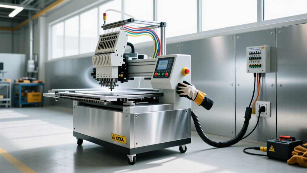 Safety Compliance for Portable CNC Embroidery Machine Field Ops