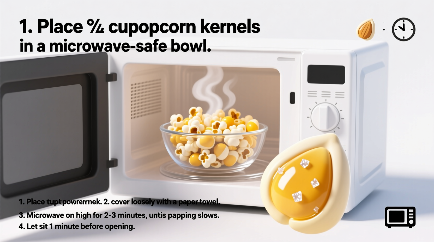 how to cook popcorn in microwave