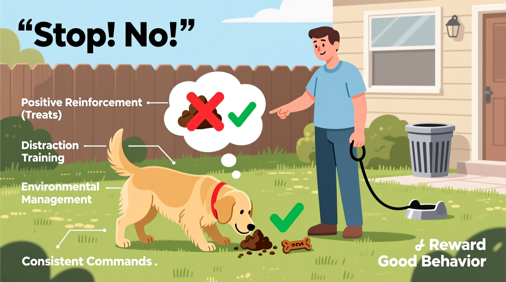 how to stop your dog from eating poop using proven behavioral methods