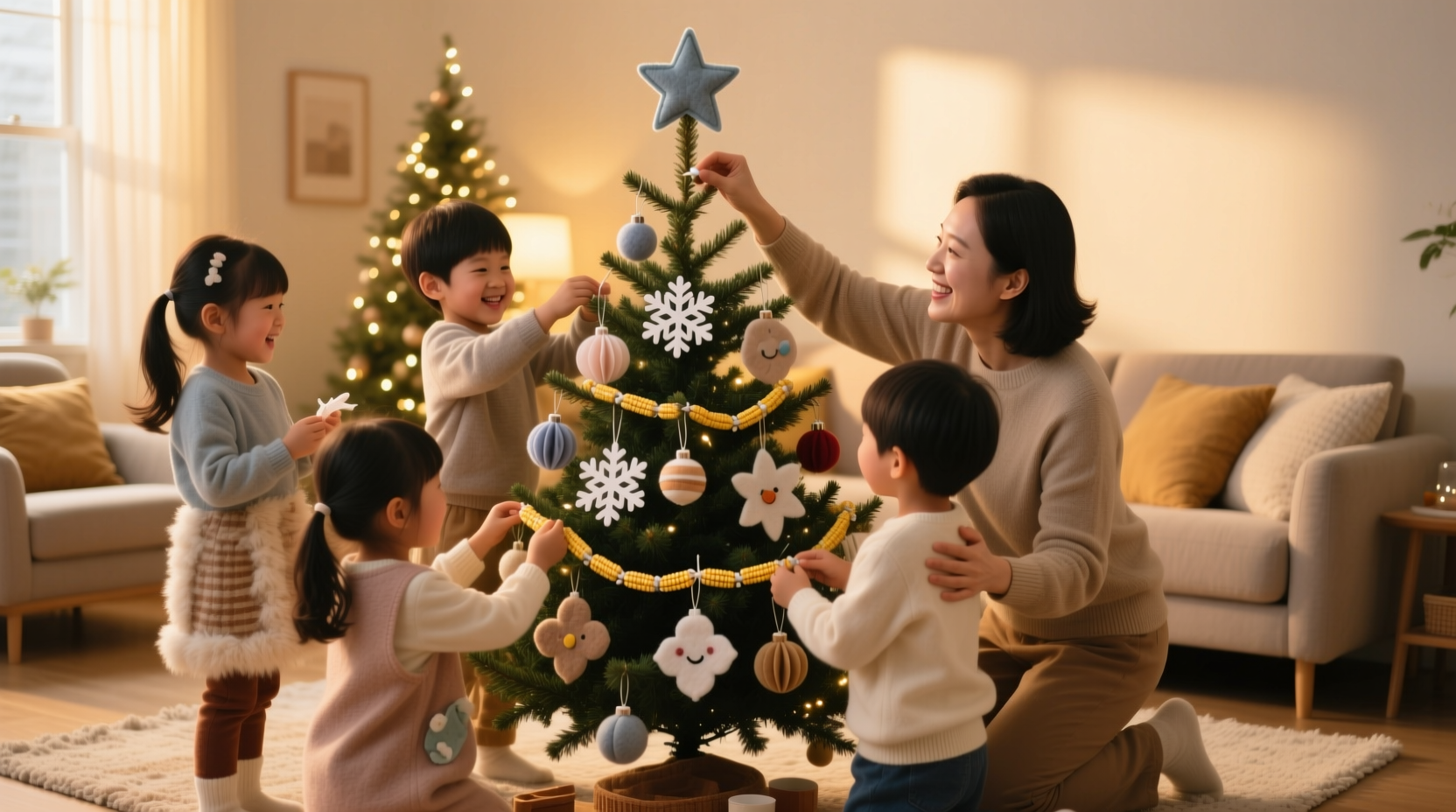how to involve kids in decorating without breaking fragile ornaments