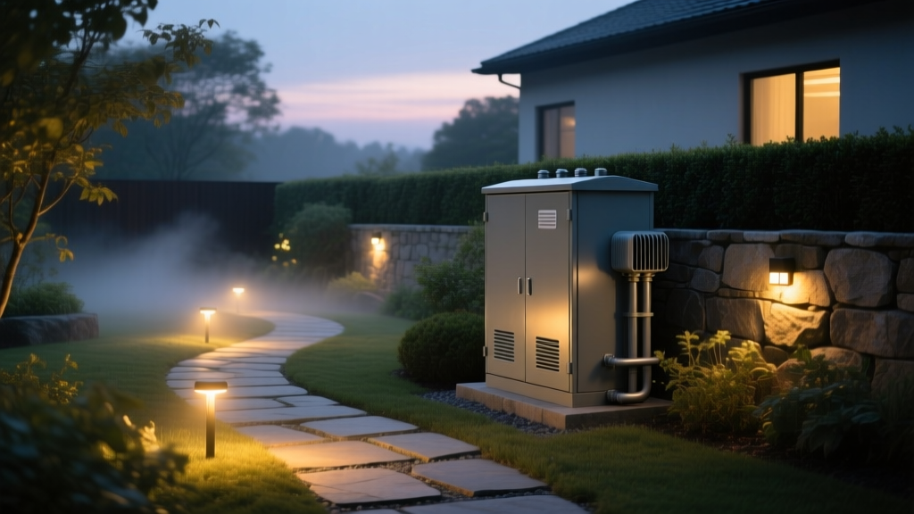 Hide Transformer Boxes in Small Courtyard Landscapes