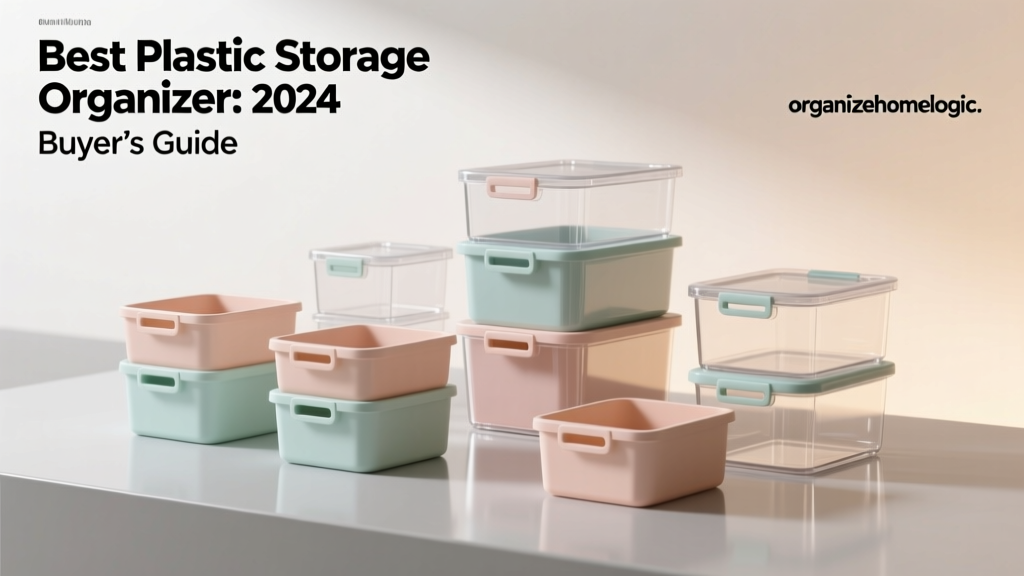 Best Plastic Storage Organizer: 2024 Buyer’s Guide