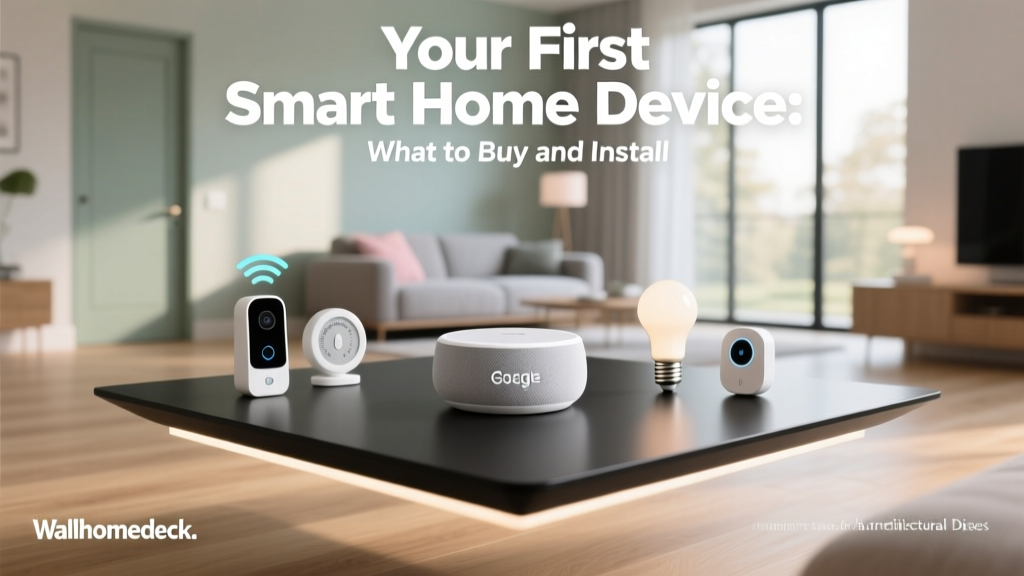 Your First Smart Home Device: What to Buy and Install