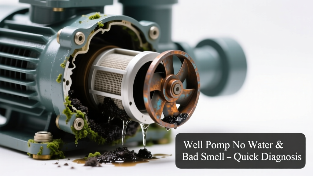 Well Pump No Water & Bad Smell: Quick Diagnosis