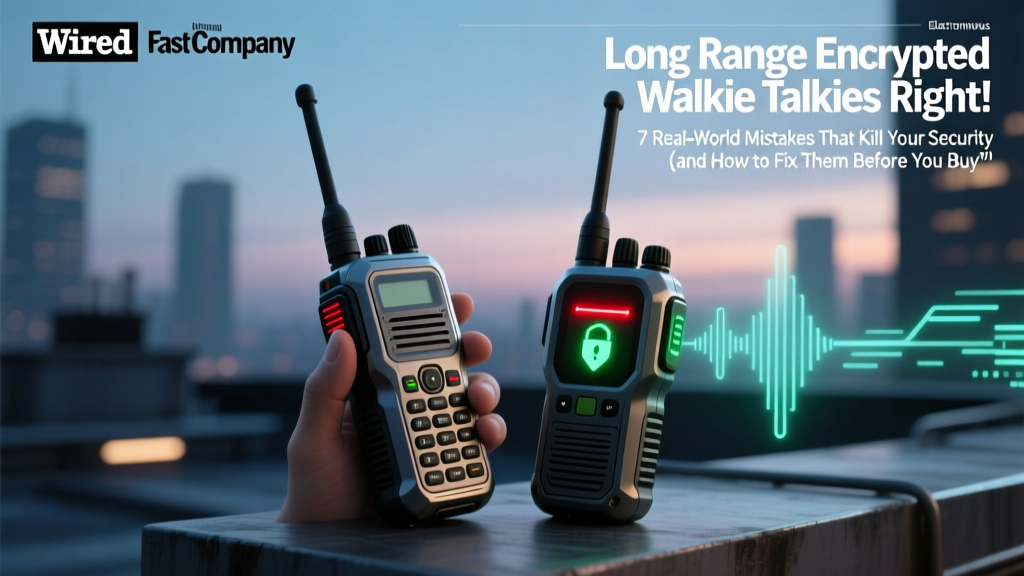 Long Range Encrypted Walkie Talkies Right: 7 Real-World Mistakes That Kill Your Security (and How to Fix Them Before You Buy)