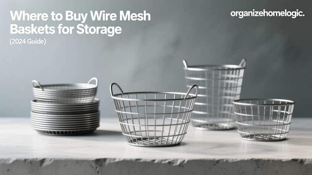 Where to Buy Wire Mesh Baskets for Storage (2024 Guide)