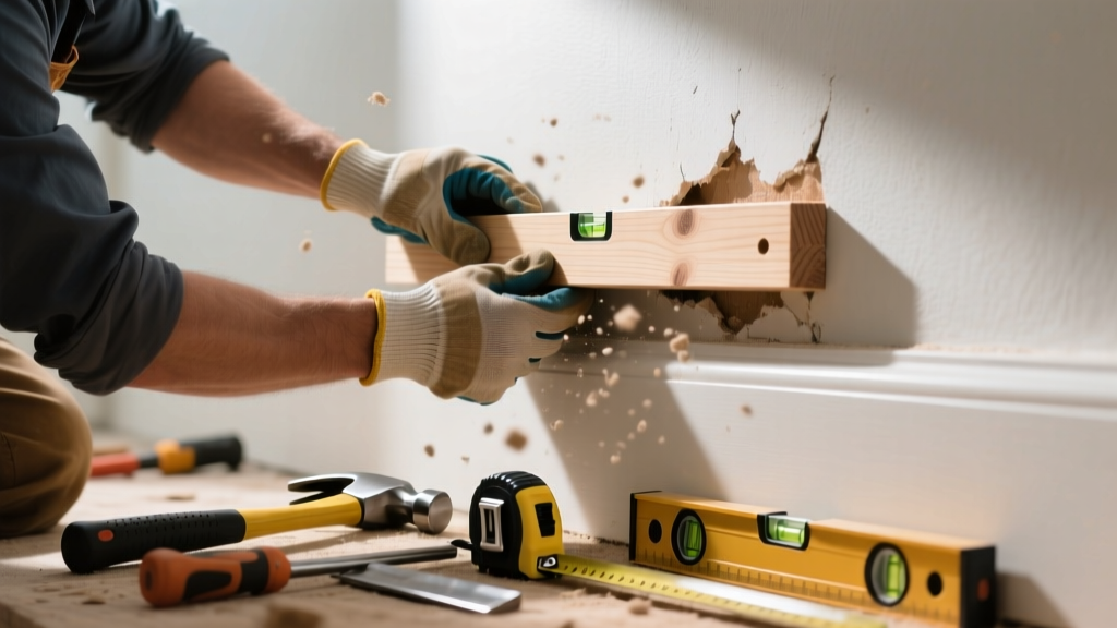 Fixing a Leaning Wall That Makes Creaking or Popping Noises
