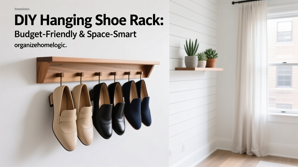DIY Hanging Shoe Rack: Budget-Friendly & Space-Smart