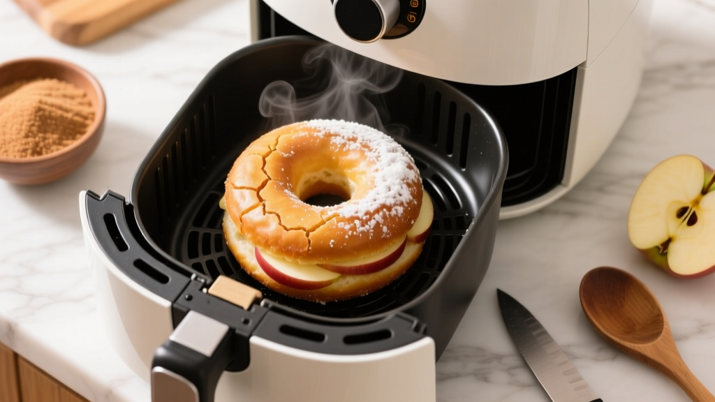 Air Fryer Apple Doughnuts: Crispy, Light & Oil-Free