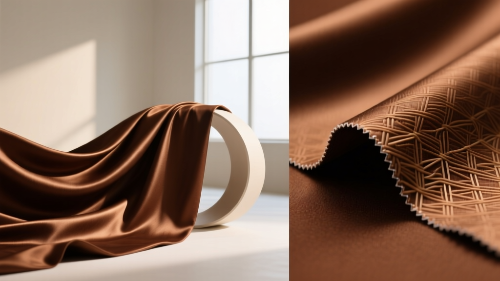 Brown Satin Cloth: Luxury, Depth & Technical Mastery