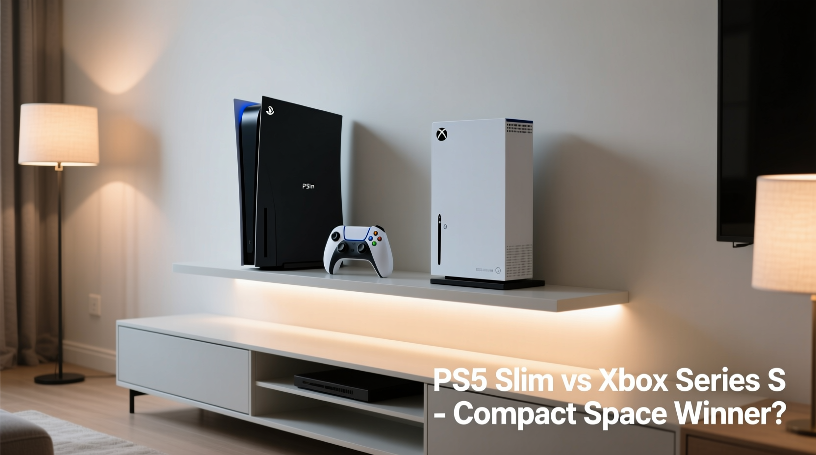 ps5 slim vs xbox series s which console fits best in a compact space