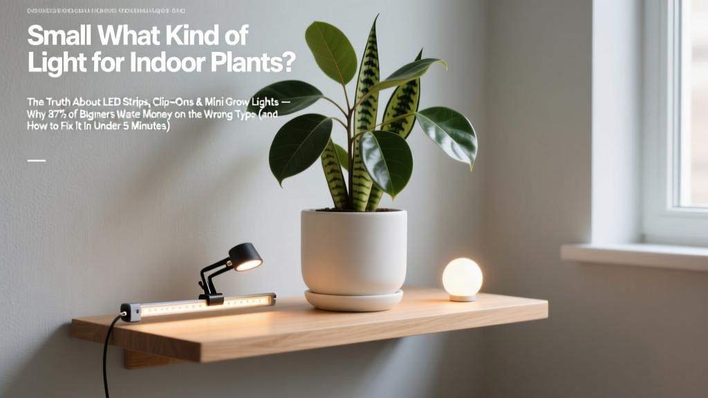 Best Small Indoor Plant Lights (2026)