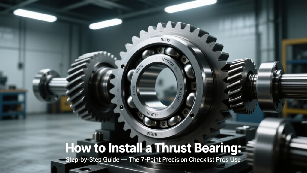 Thrust Bearing Installation: 7-Point Precision Checklist