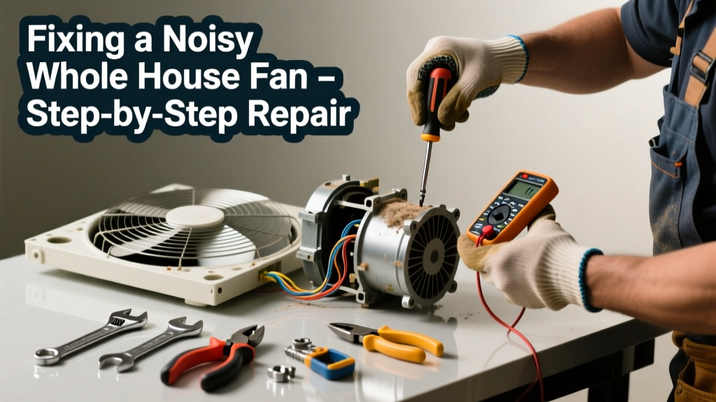 Fixing a Noisy or Malfunctioning Whole House Fan