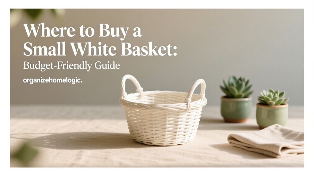Where to Buy a Small White Basket: Budget-Friendly Guide
