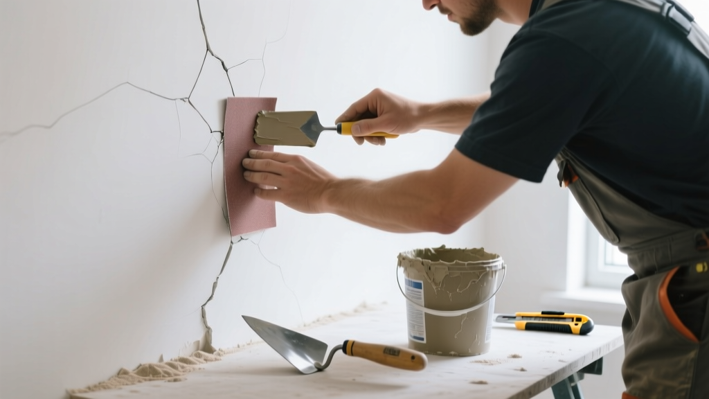 How to Fix Hairline Cracks in Plaster Walls