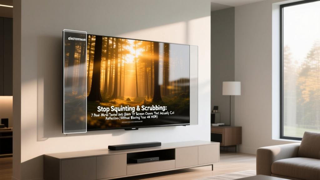 Stop Squinting & Scrubbing: 7 Real-World Tested Anti Glare TV Screen Covers That Actually Cut Reflections (Without Blurring Your 4K HDR)