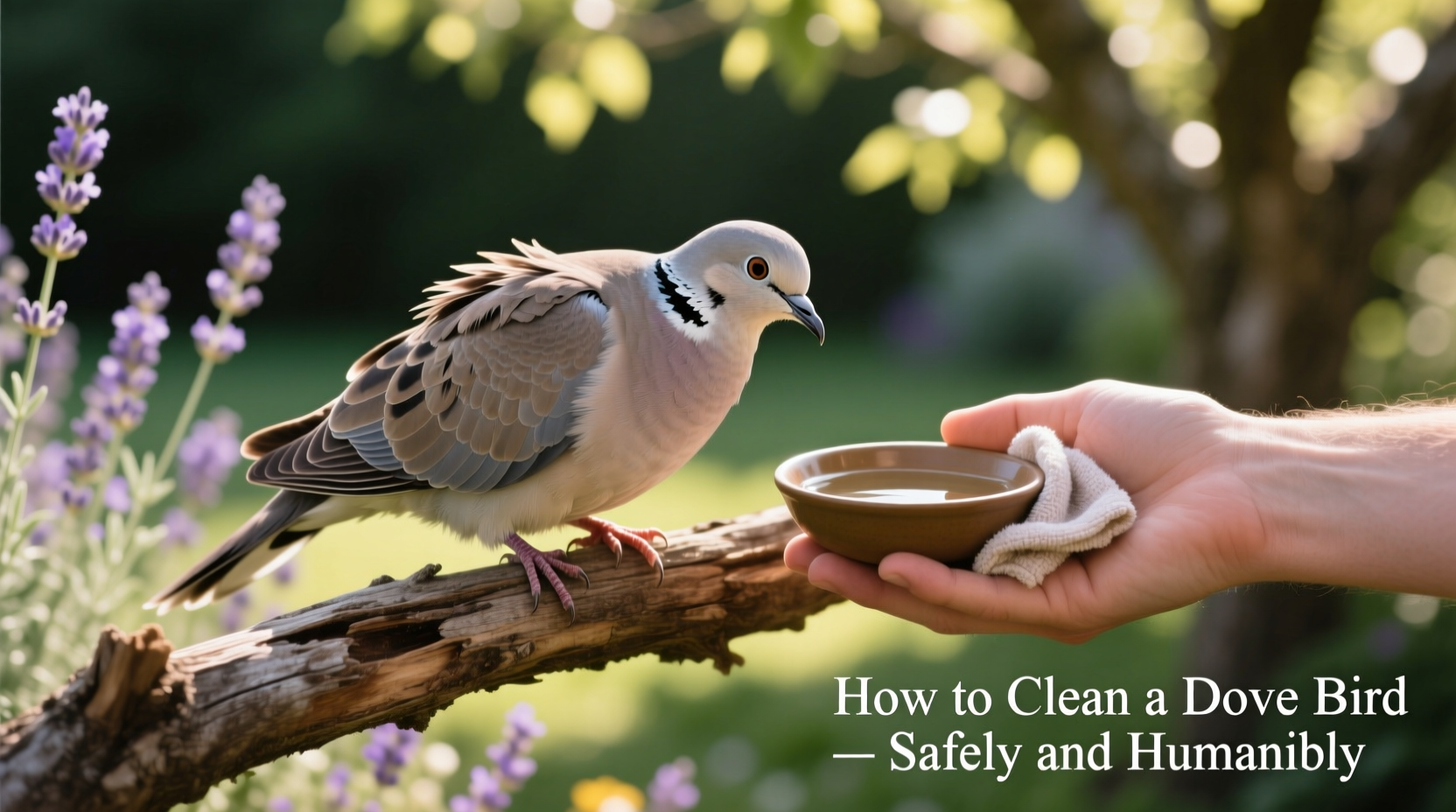 How to Clean a Dove Bird Safely and Humanely