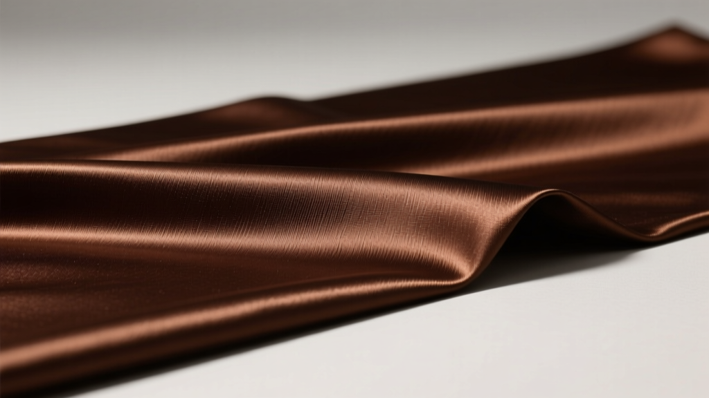 Brown Satin Fabric: Luxe Texture, Technical Truths