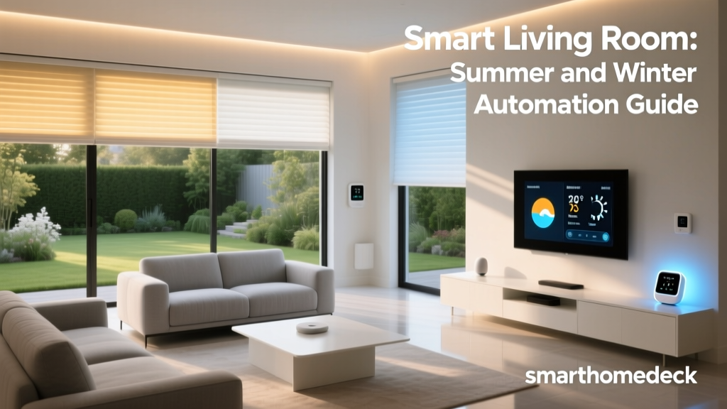 Smart Living Room: Summer and Winter Automation Guide