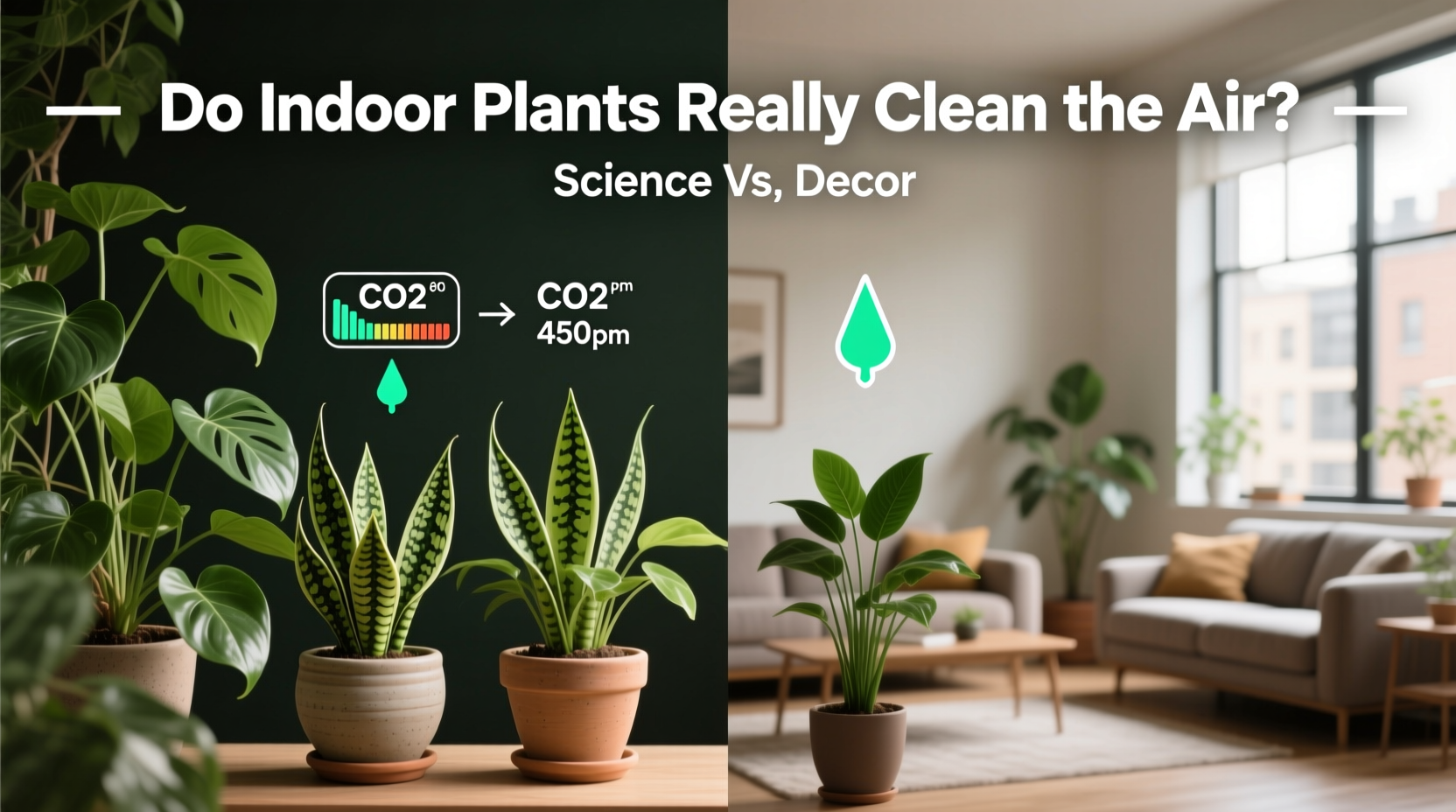 are indoor plants actually improving your air quality or just decor