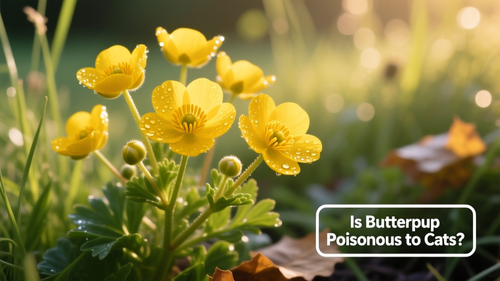 Close-up of bright yellow buttercup flowers blooming in a sunlit garden