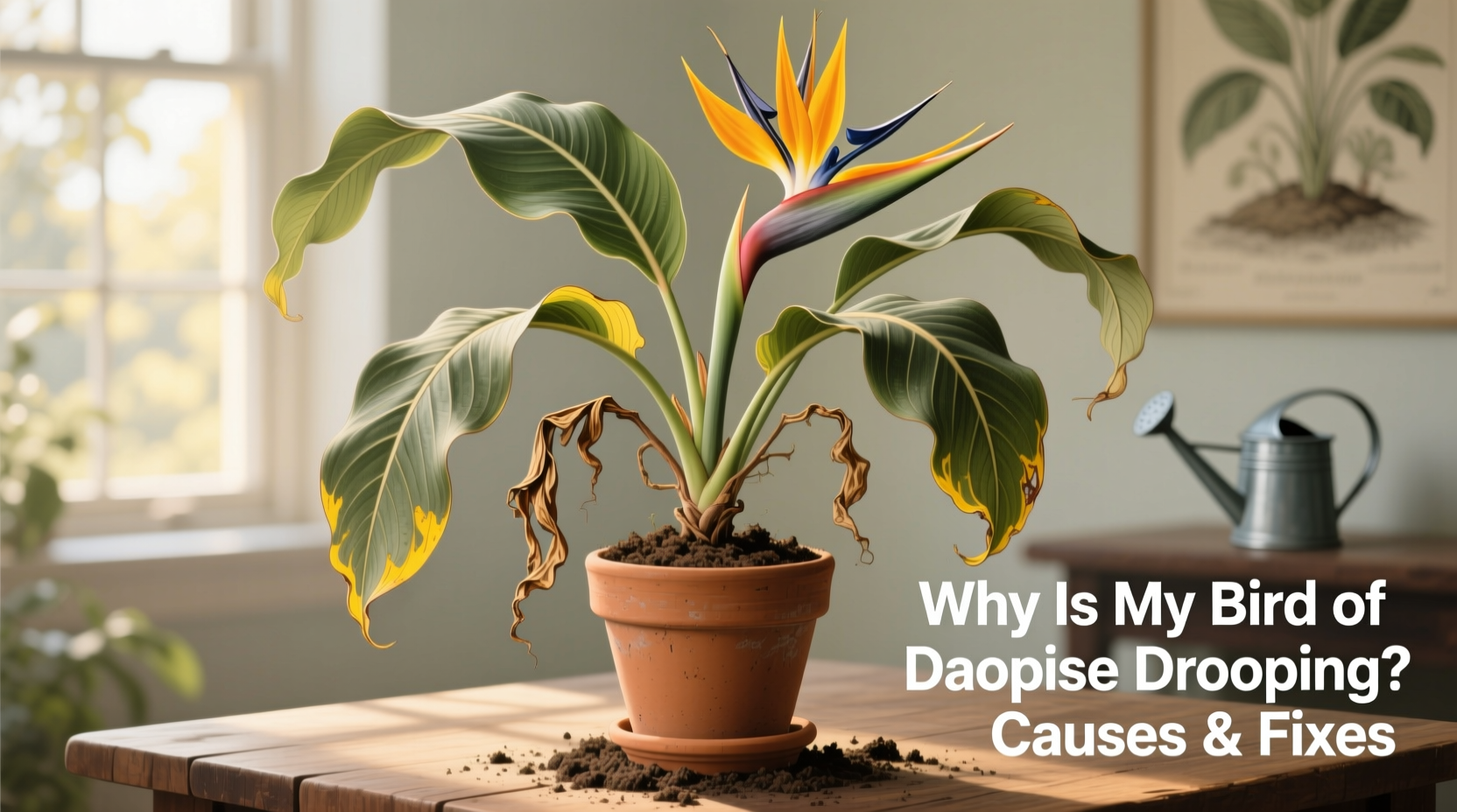 Bird of Paradise Drooping? 5 Fixes | TheHomeSprouts