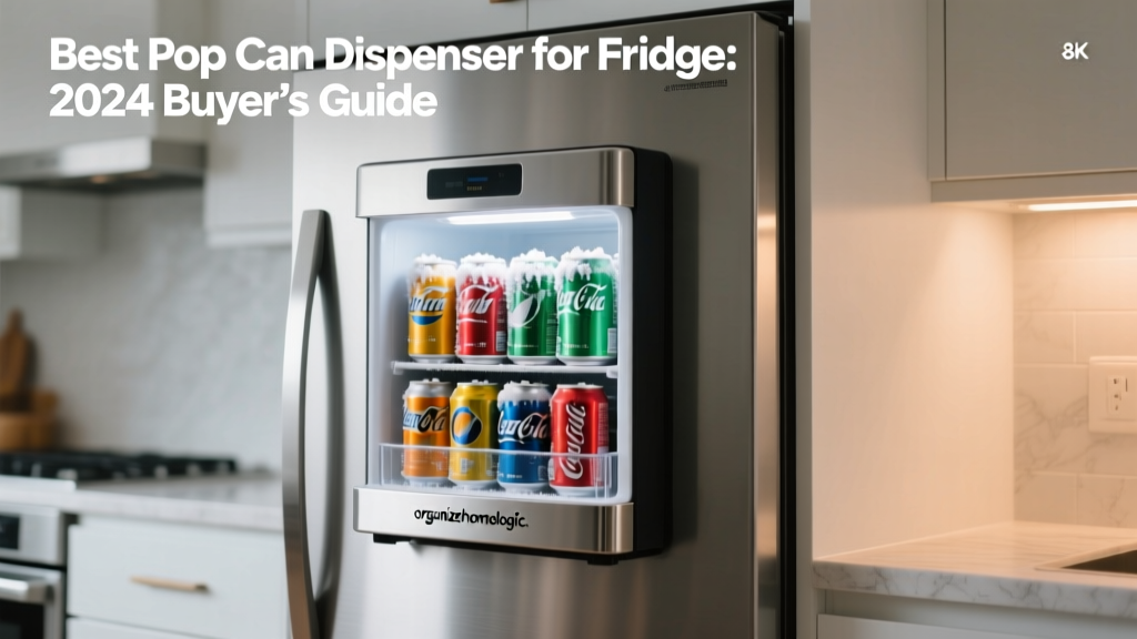 Best Pop Can Dispenser for Fridge: 2024 Buyer’s Guide