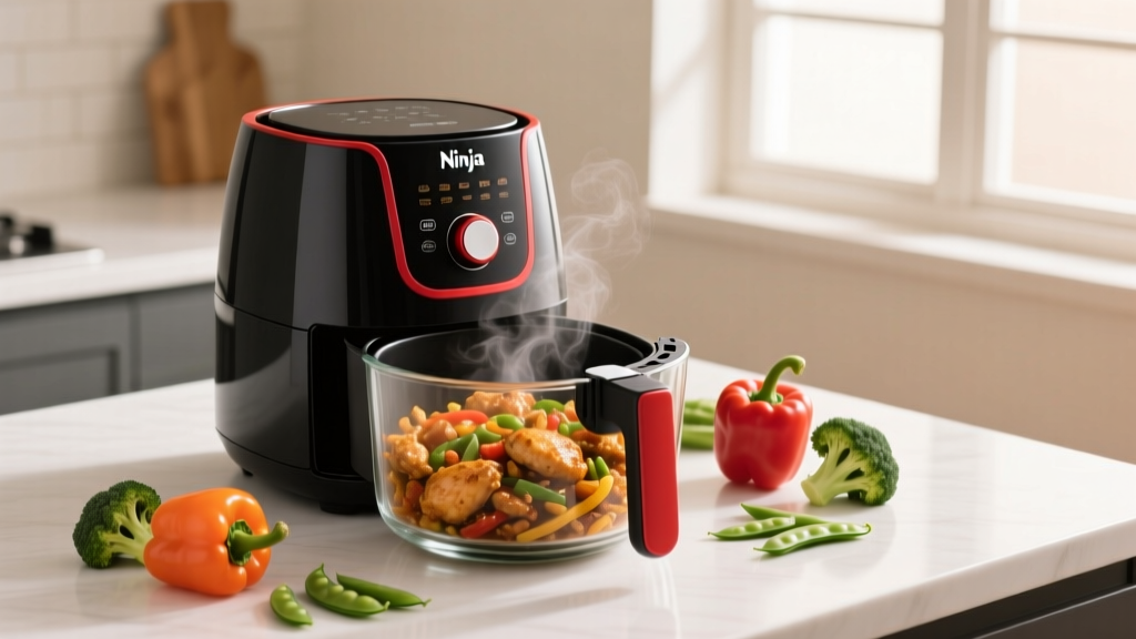 Chicken Stir Fry in a Ninja Air Fryer: Easy & Crispy!