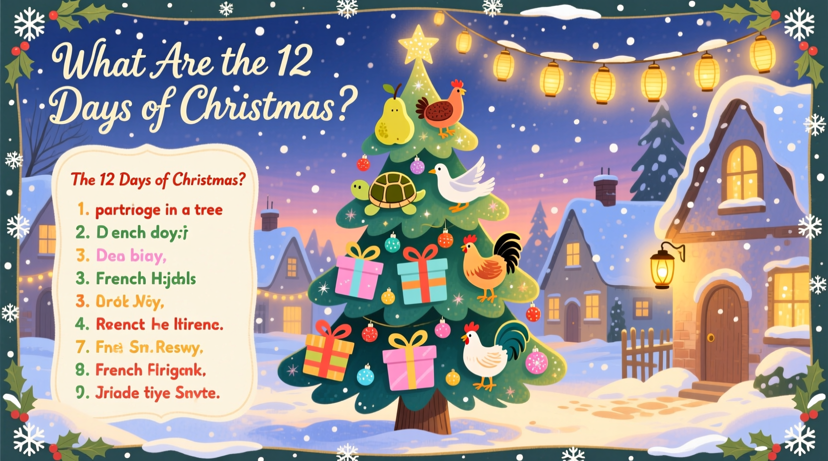 what 12 days of christmas