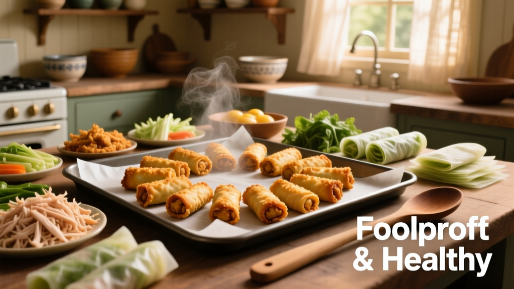 Air Fried Chicken Egg Rolls: Crispy, Healthy & Foolproof